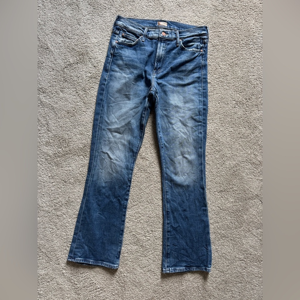 MOTHER Blue Ankle & Cropped Jeans